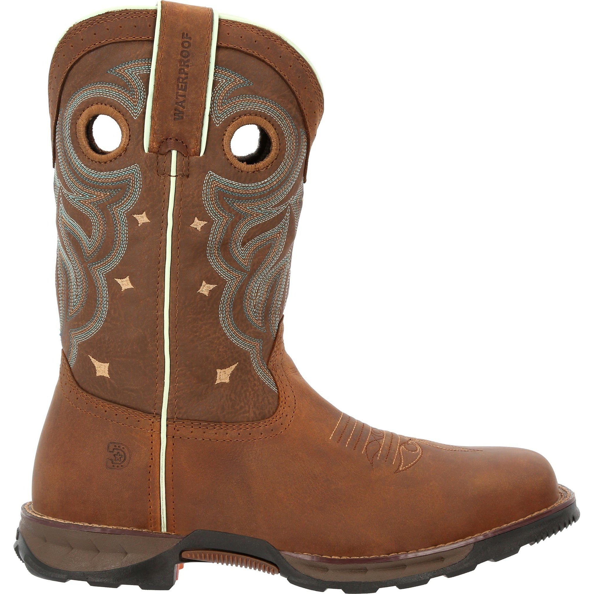 Durango Women's Maverick 10" Steel Toe Waterproof Western Work Boot - DRD0416 - Overlook Boots