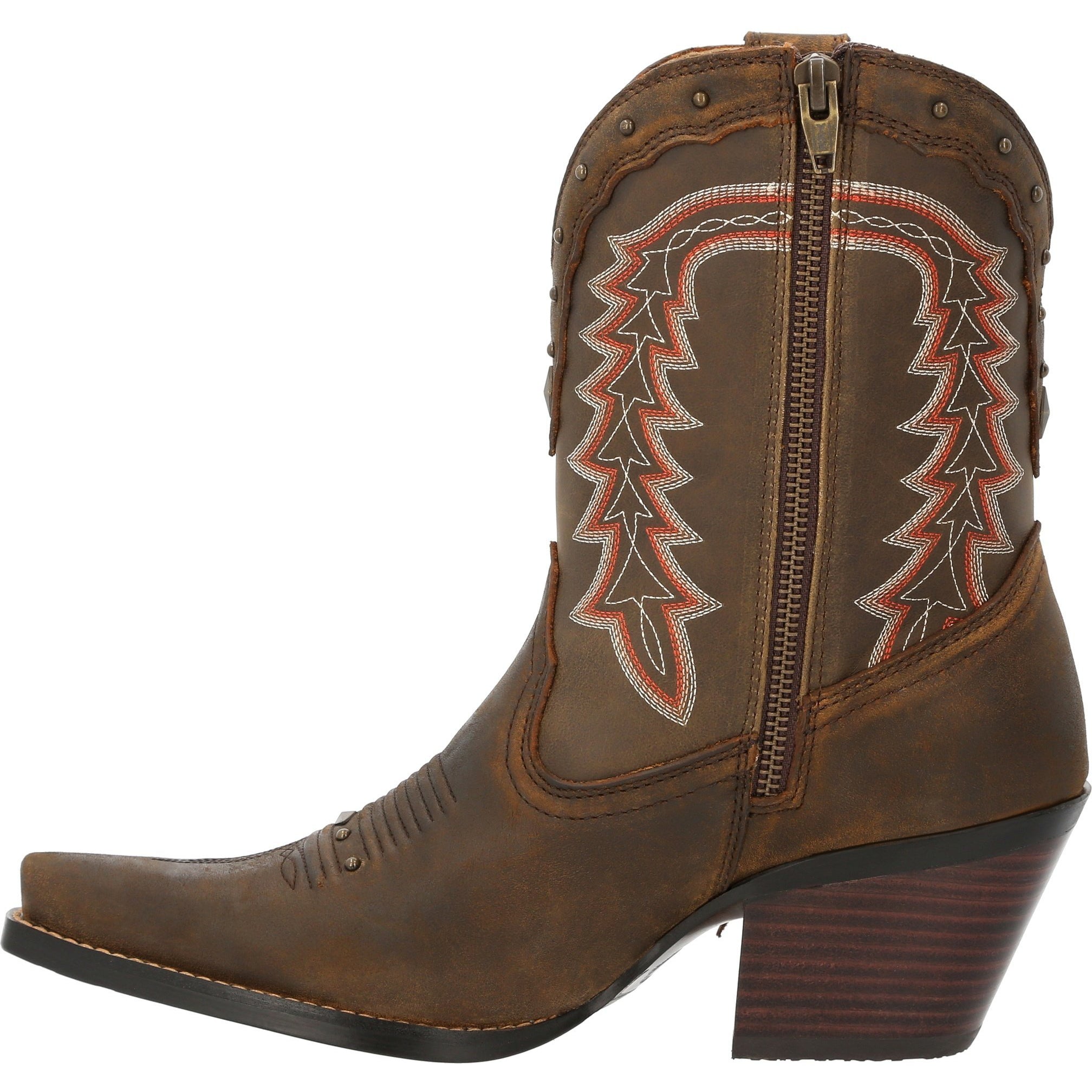 Durango Women's Crush™ 8" Soft Toe Zipper Bootie Western Boot- DRD0430  - Overlook Boots