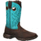 Durango Women's Lady Rebel 10" Steel Toe Western Boot- Brown - DWRD022 6.0 / Medium / Brown - Overlook Boots