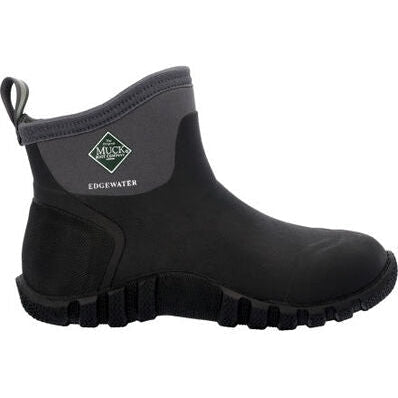Muck Men's Edgewater Classic Waterproof Ankle Work Boot -Black- ECA000 5 / Medium / Black - Overlook Boots