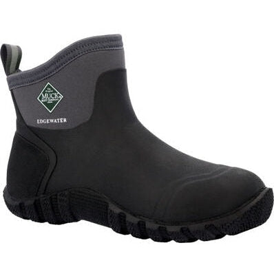 Muck Men's Edgewater Classic Waterproof Ankle Work Boot -Black- ECA000  - Overlook Boots