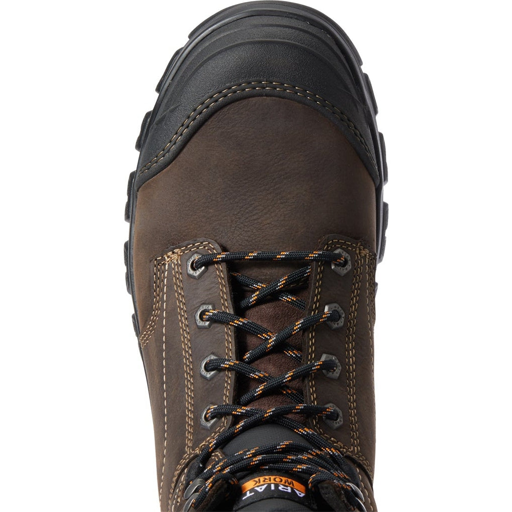 Ariat Men's Treadfast 6" Steel Toe WP Work Boot - Brown - 10034673  - Overlook Boots