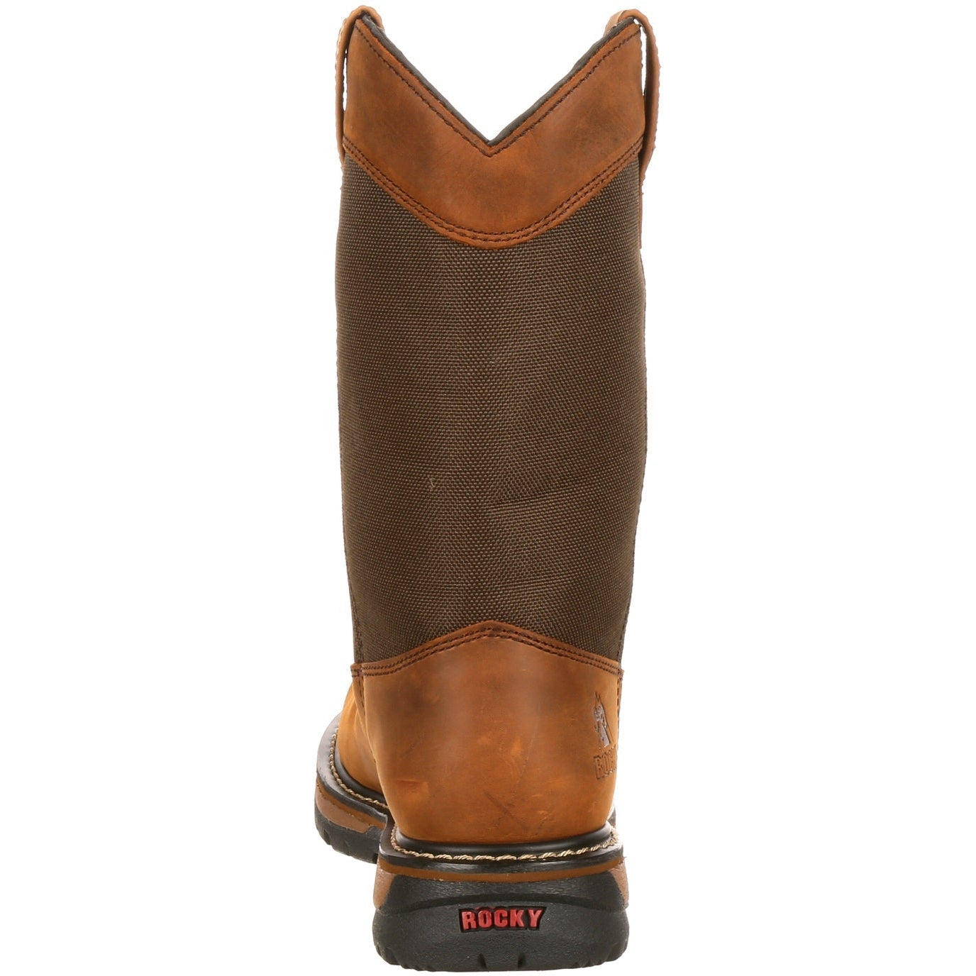 Rocky Men's Ride 10" Waterproof 200G Ins Wellington Work Boot- Brown- FQ0002867 - Overlook Boots