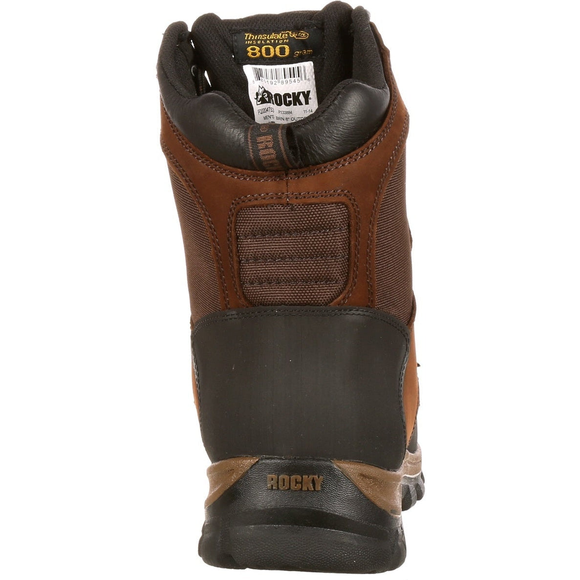 Rocky Men's Core 8" WP 800G Ins Outdoor Boot - Brown - FQ0004753  - Overlook Boots
