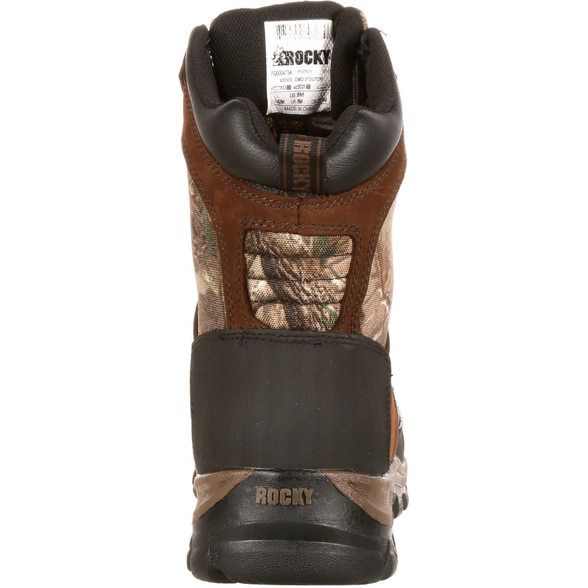 Rocky Men's Core 8" WP 400G Ins Outdoor Hunt Boot - Brown - FQ0004754  - Overlook Boots