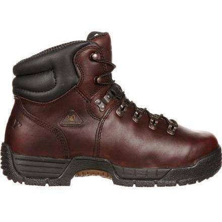 Rocky Men's Mobilite 6" Steel Toe Waterproof Work Boot - Brown - FQ0006114 - Overlook Boots