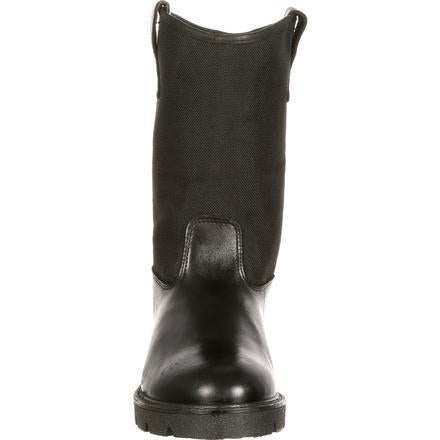 Rocky Men's Warden Pull-On Wellington Duty Boot - Black - FQ0006300  - Overlook Boots