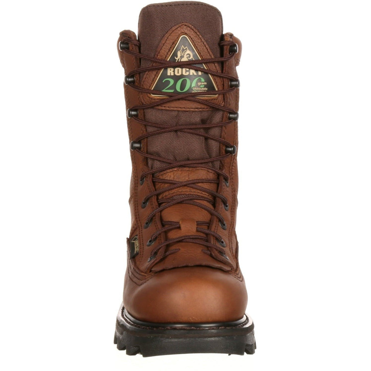 Rocky Snow Boots Men 9 Brown 200g Thinsulate Insulated Leather‎ Duck Boots Rocky Brown Leather Insulated Hunting Winter | Mercari main image 2