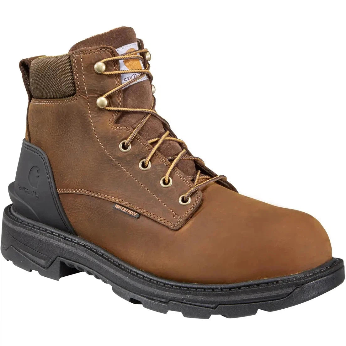 Carhartt Men's Ironwood 6" Waterproof Alloy Toe Work Boot - Brown - FT6500-M 8 / Medium / Brown - Overlook Boots