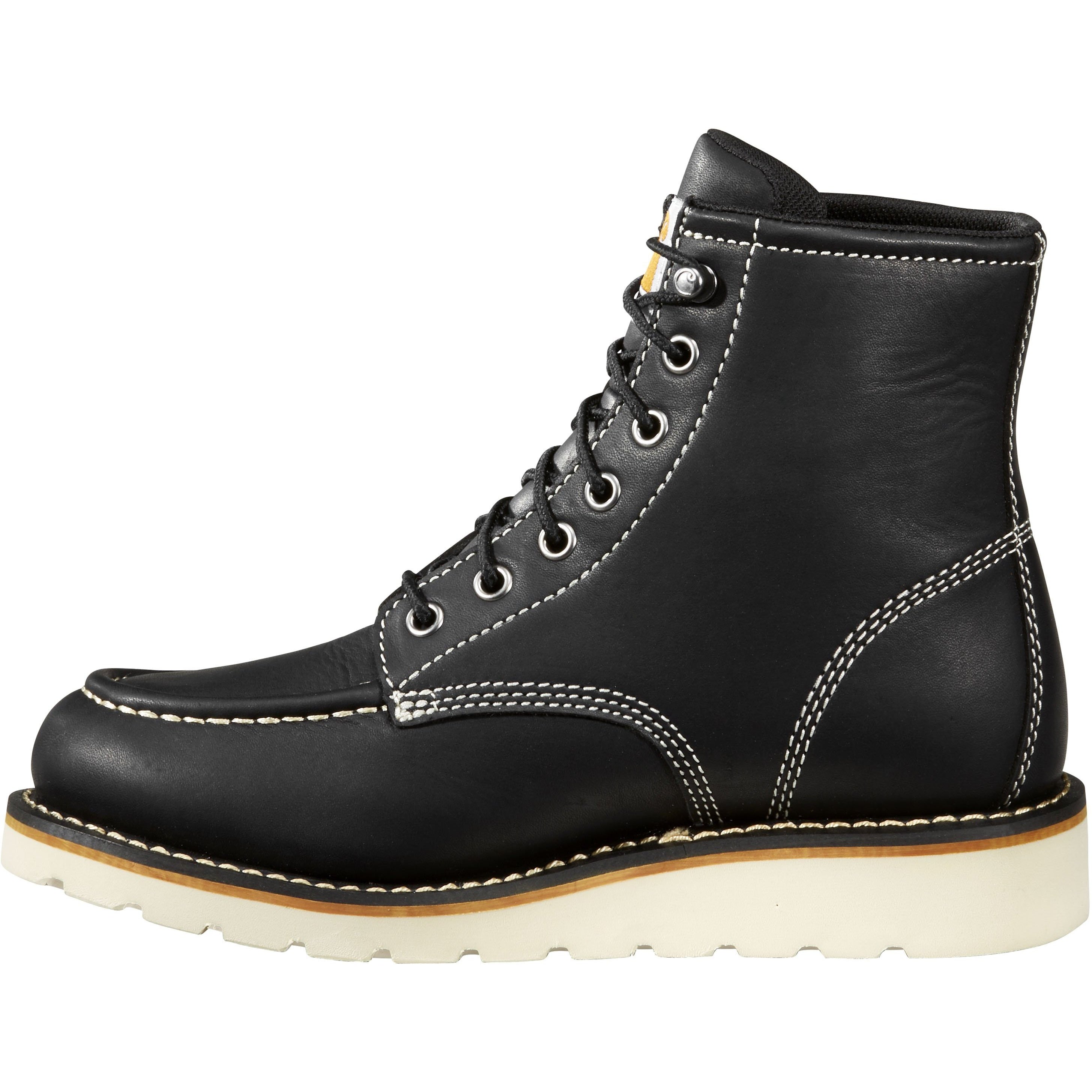Carhartt Women's 6" Soft Toe WP Wedge Work Boot- Black- FW6021-W  - Overlook Boots