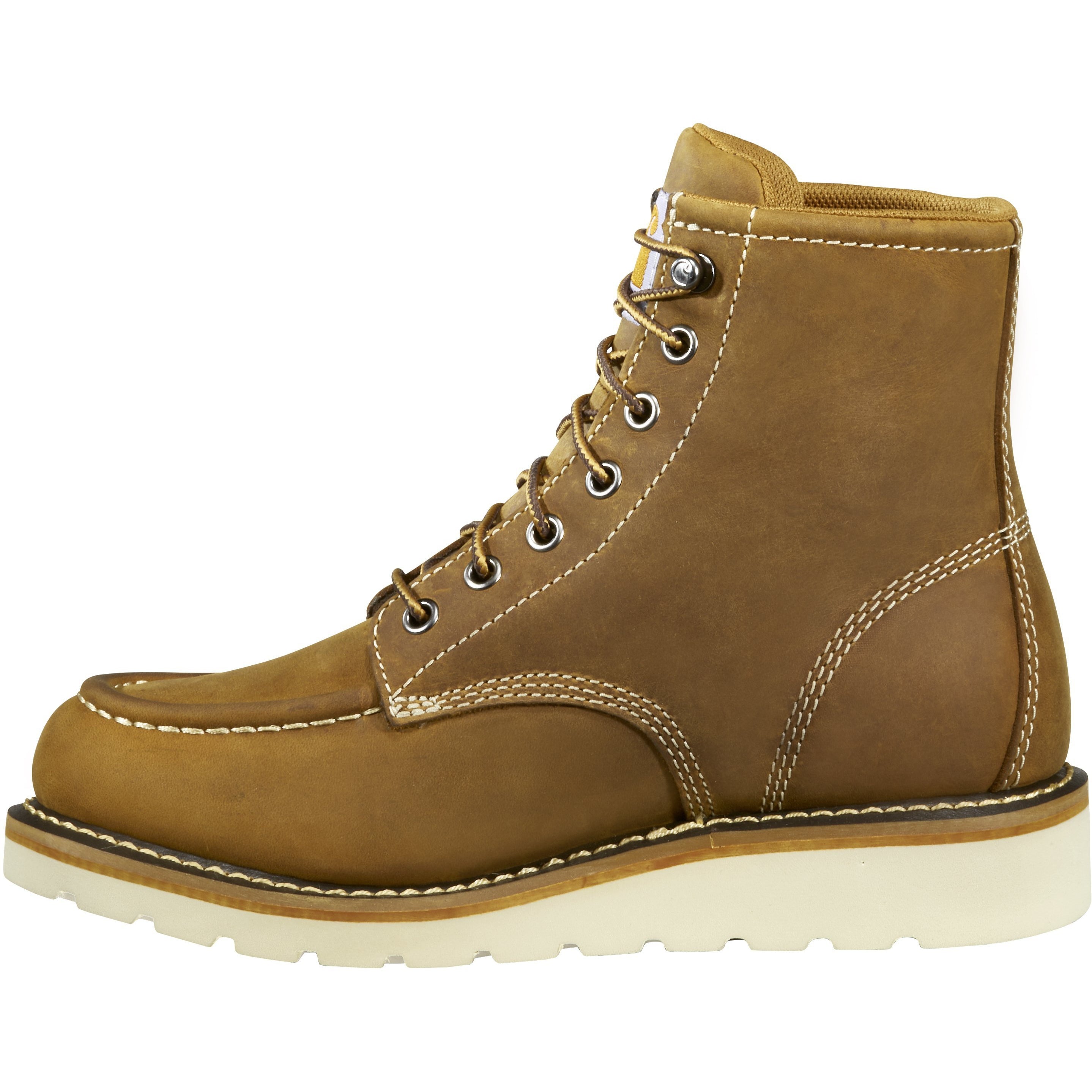 Carhartt Women's 6" Soft Toe WP Wedge Work Boot- Brown- FW6025-W  - Overlook Boots