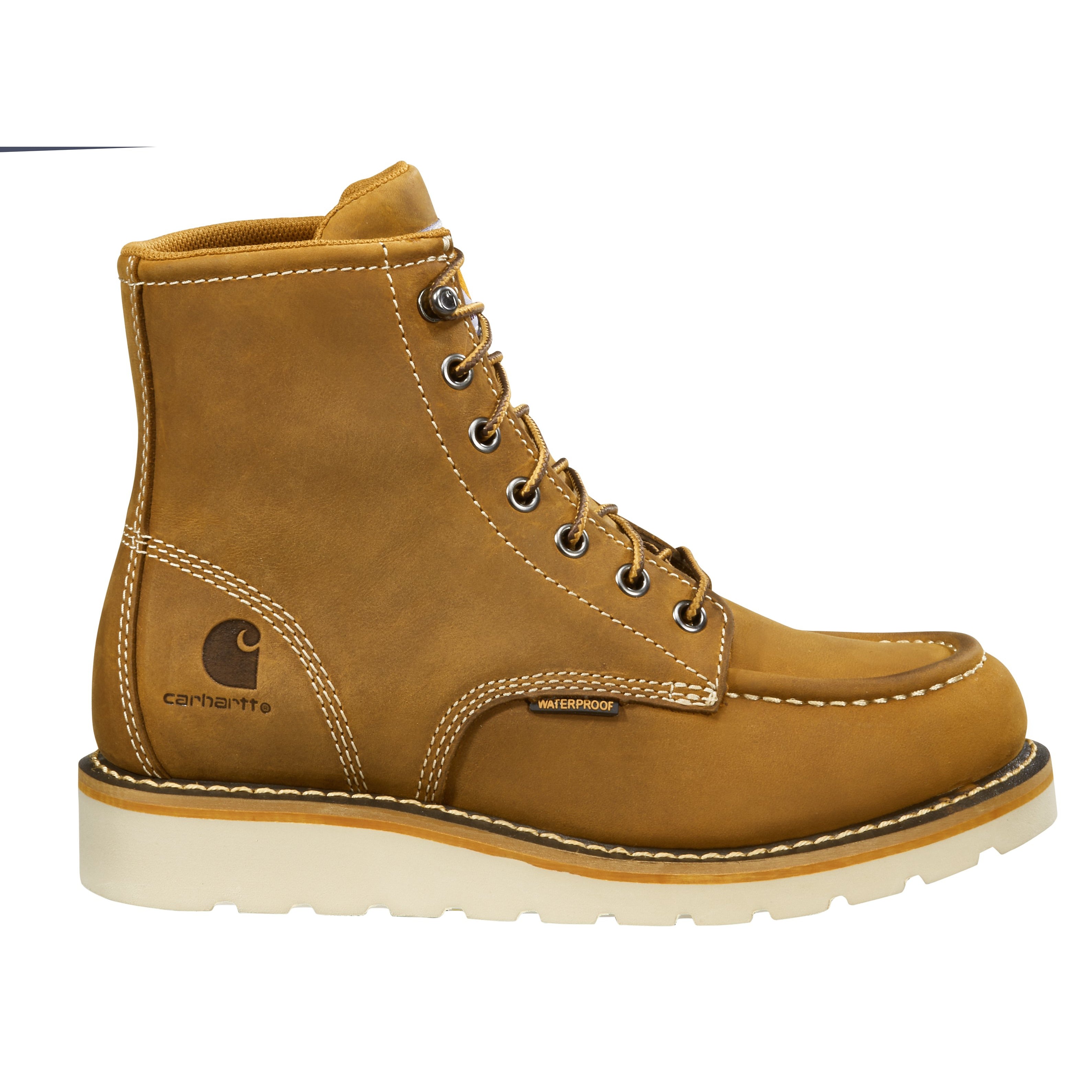 Carhartt Women's 6" Steel Toe WP Wedge Work Boot - Brown - FW6225-W  - Overlook Boots