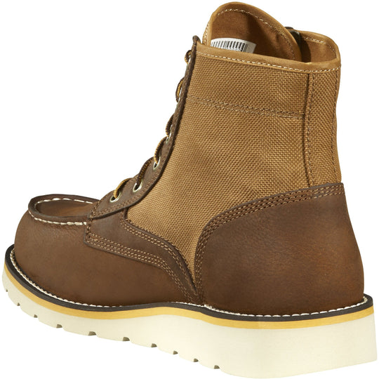 Carhartt Men's 6" Soft Toe Wedge Work Boot - Brown - FW6035-M  - Overlook Boots
