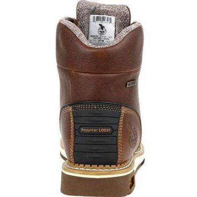 Georgia Men's AMP LT Wedge Steel Toe WPWork Boot - Brown - GB00351  - Overlook Boots