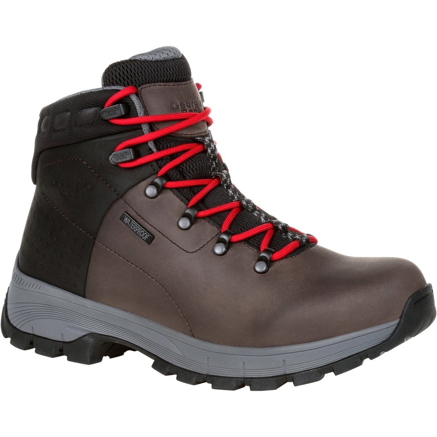 Georgia Men's Eagle Trail 6" Soft Toe WP Work Boot - Brown - GB00399 8 / Medium / Brown - Overlook Boots