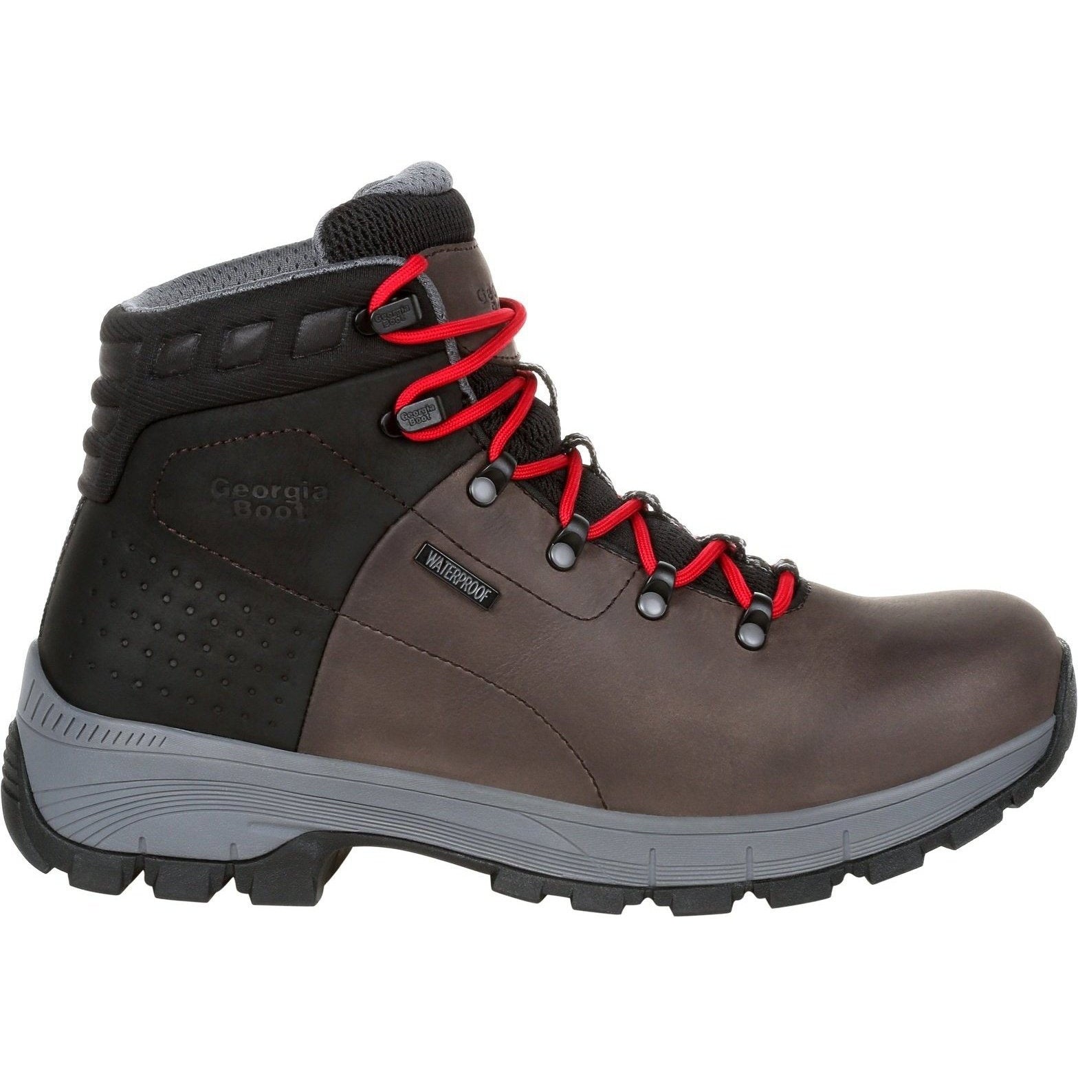 Georgia Men's Eagle Trail 6" Soft Toe WP Work Boot - Brown - GB00399  - Overlook Boots