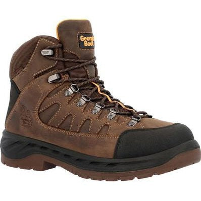 Georgia Men's Ot 6" WP Slip Resistant Hiker Work Boot -Brown- GB00524  - Overlook Boots