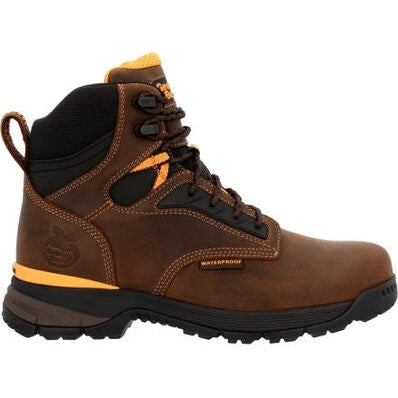 Georgia Men's TBD 6" Waterproof Slip Resistant Work Boot -Brown- GB00596  - Overlook Boots