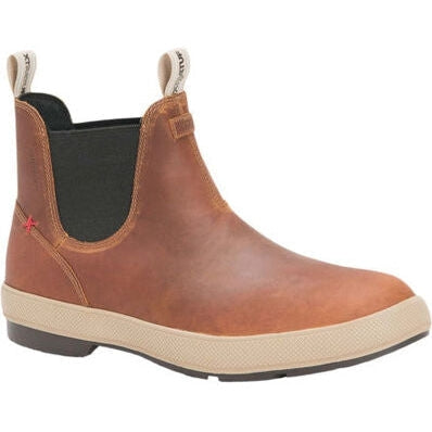 Xtratuf Men's Legacy Waterproof Leather Chelsea Boot - Brown - LCM700 9 / Brown - Overlook Boots