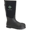 Muck Men's Chore Wide Calf Steel Toe Waterproof Rubber Work Boot - Black - MCXF-Steel 5 / Medium / Black - Overlook Boots