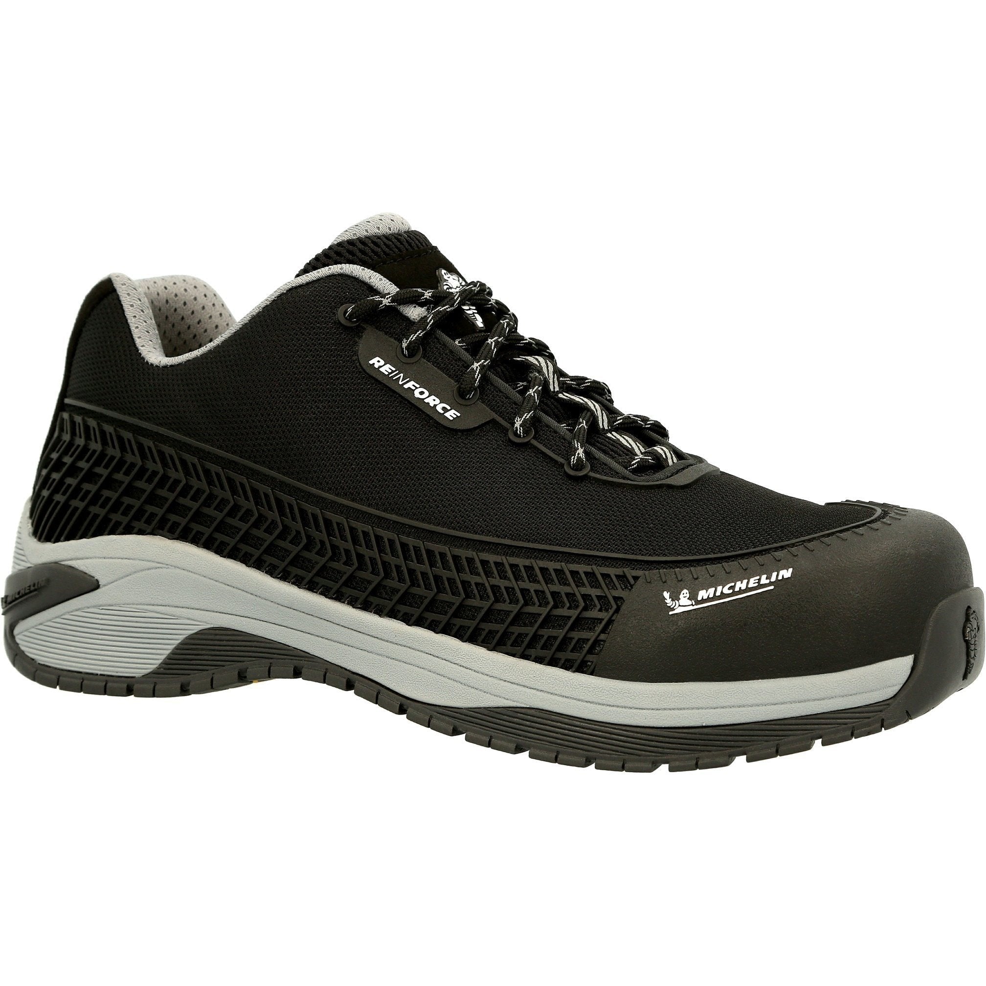 Michelin Men's Latitude Tour Alloy Toe Athletic Work Shoe Black MIC0003 8 / Medium / Black - Overlook Boots