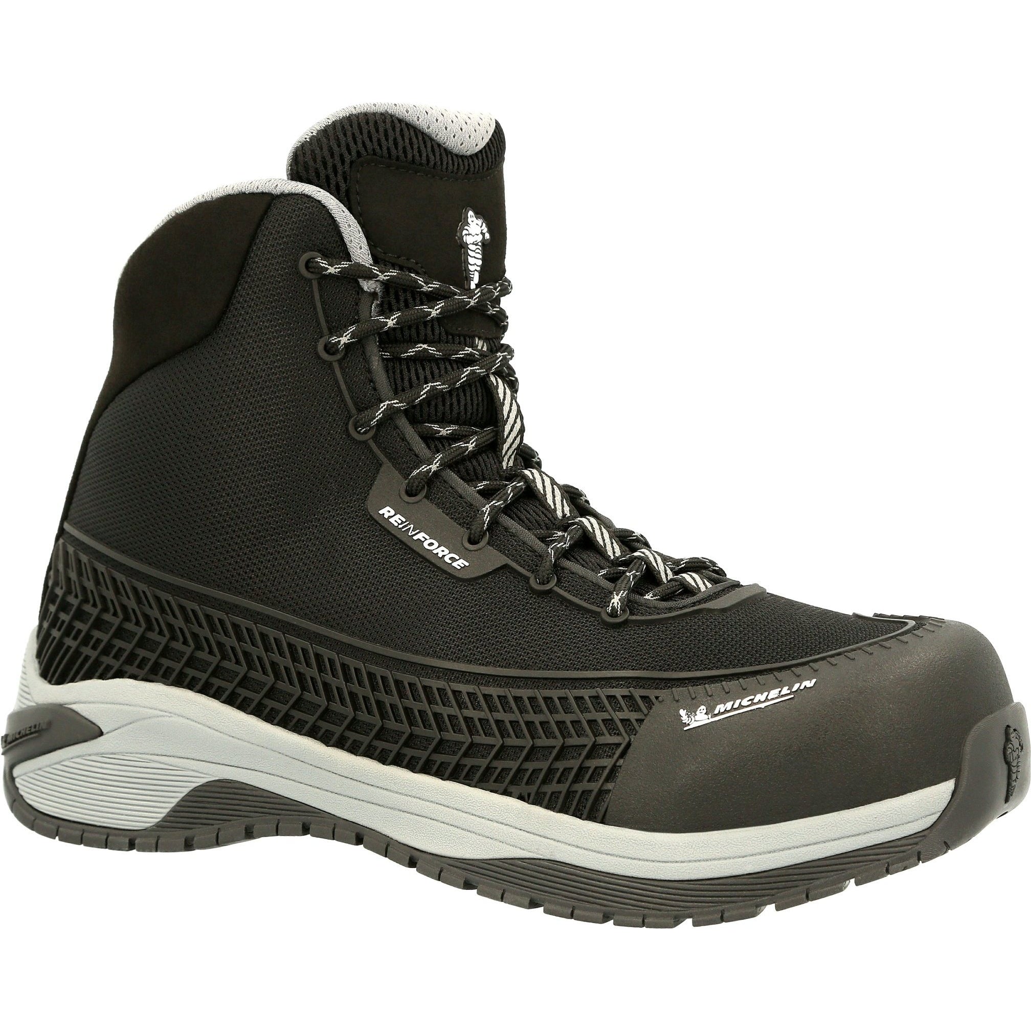 Michelin Men's Latitude Tour 5" Alloy Toe Athletic Work Shoe Black MIC0004 8 / Medium / Black - Overlook Boots