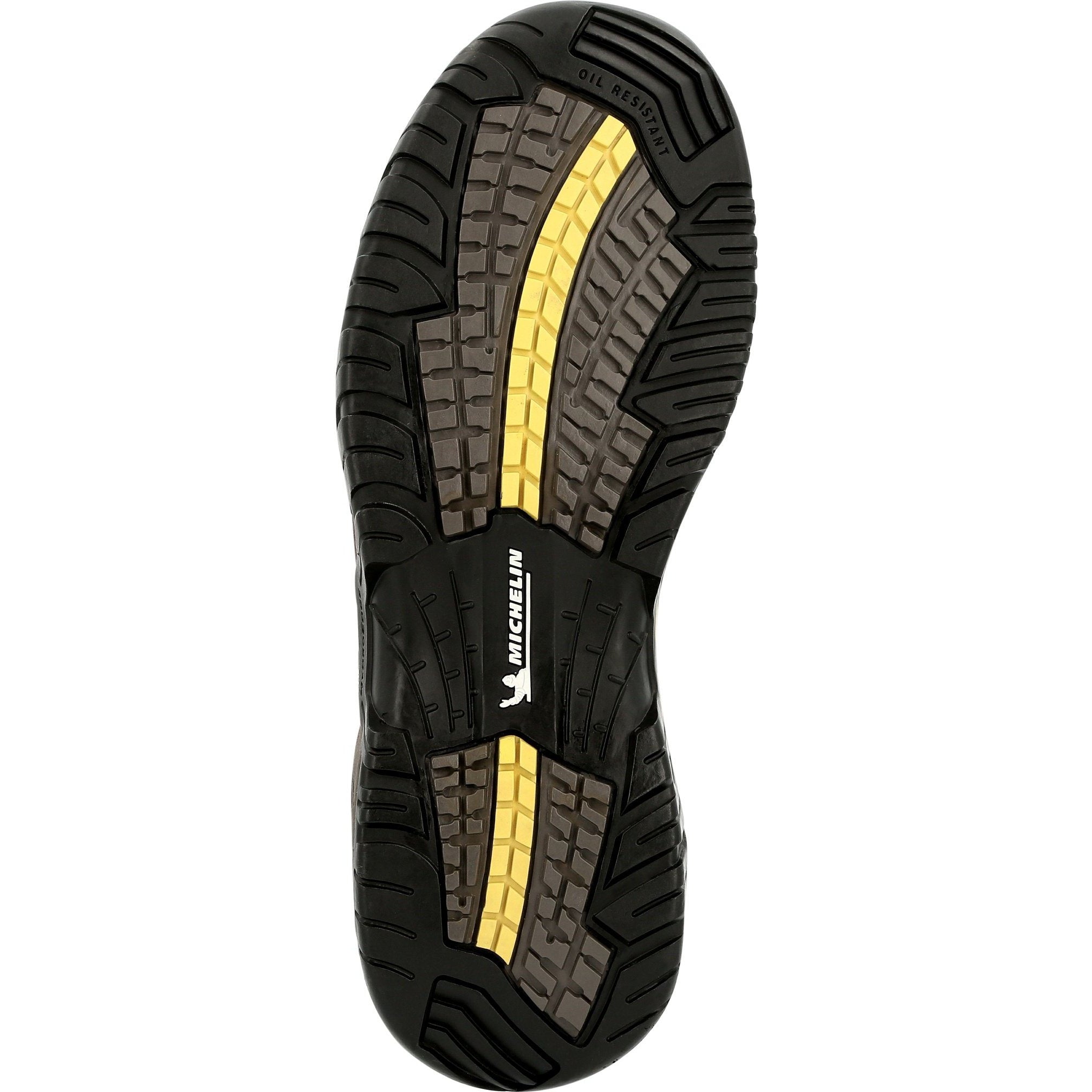 Michelin Men's HydroEdge 11" Alloy Toe WP Metguard Work Boot- Black- MIC0007  - Overlook Boots