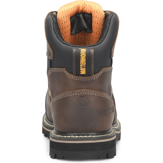Matterhorn Men's Ibeam 6" Waterproof Composite Toe Metguard Work Boot Brown - MT2546 - Overlook Boots