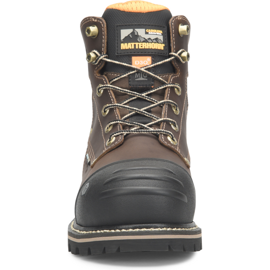 Matterhorn Men's Ibeam 6" Waterproof Composite Toe Metguard Work Boot Brown - MT2546 - Overlook Boots