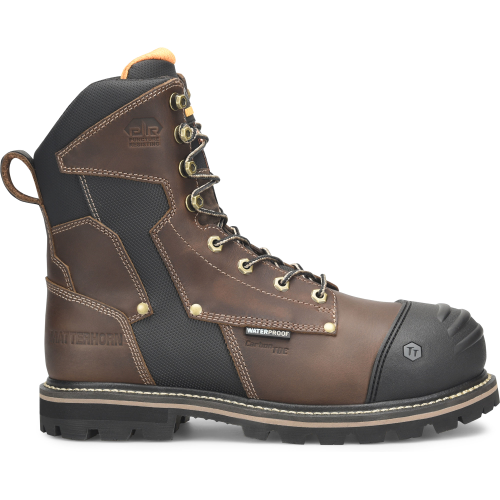 Matterhorn Men's Ibeam 8" WP Comp Toe Metguard Work Boot -Brown- MT2548 8 / Medium / Brown - Overlook Boots