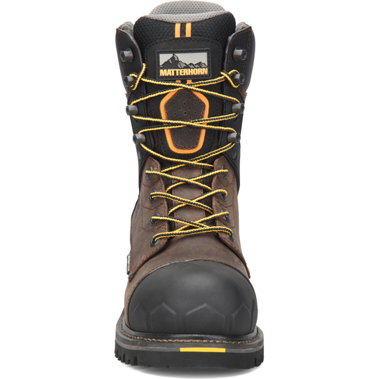 Matterhorn Men's Pr Steadfast 8" Waterproof Composite Toe Logger Work Boot -Brown- MT2558 - Overlook Boots