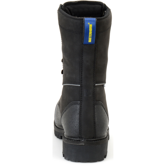 Matterhorn Men's Mulrooney 10" Steel Toe Waterproof Metguard Work Boot Black- MT903 - Overlook Boots