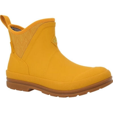 Muck Women's Original Waterproof Ankle Work Boot -Yellow- OAW8DOT  - Overlook Boots
