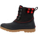 Muck Women's Originals Leather Duck Lace Waterproof Outdoor Boot - Black - ODLW6PLD - Overlook Boots