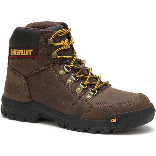 CAT Men's Outline 6" Work Boot  - Brown - P74087 7 / Medium / Brown - Overlook Boots