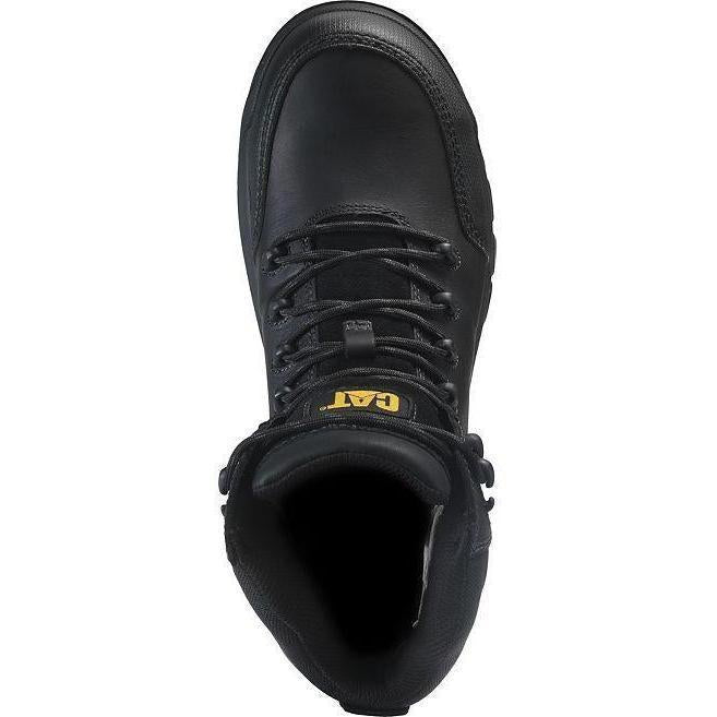 CAT Men's Resorption WP Comp Toe Work Boot - Black - P90976  - Overlook Boots