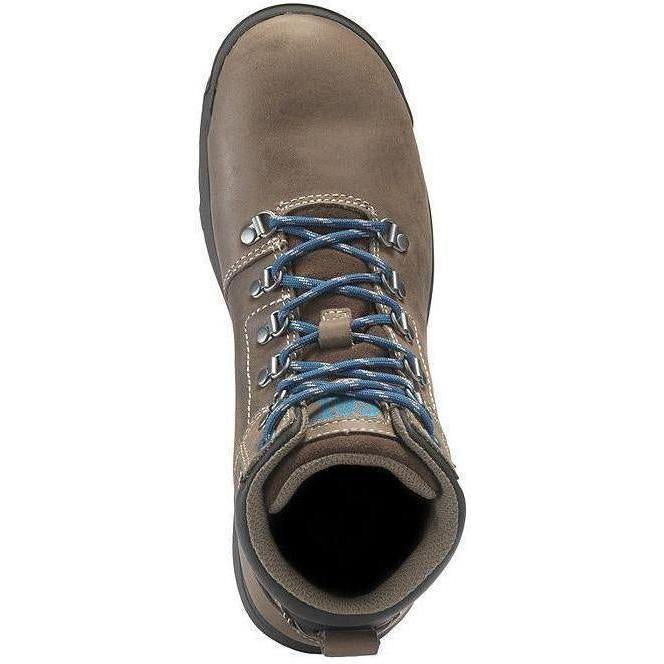 CAT Womens Mae Steel Toe Waterproof Work Shoe - Brown - P91012  - Overlook Boots