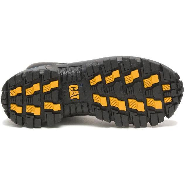 CAT Men's Invader Hi Steel Toe Work Boot - Black - P91287  - Overlook Boots