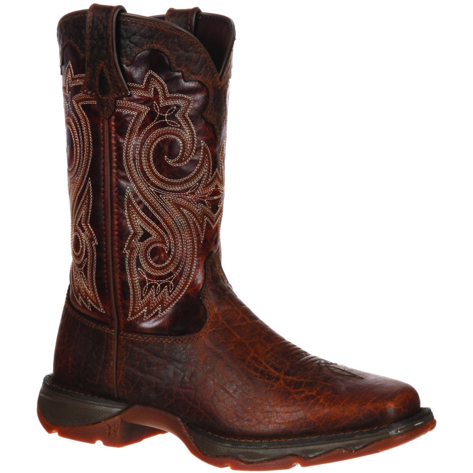 Durango Women's Lady Rebel 10" Steel Toe Western Boot - Brown - RD3315 6 / Medium / Brown - Overlook Boots