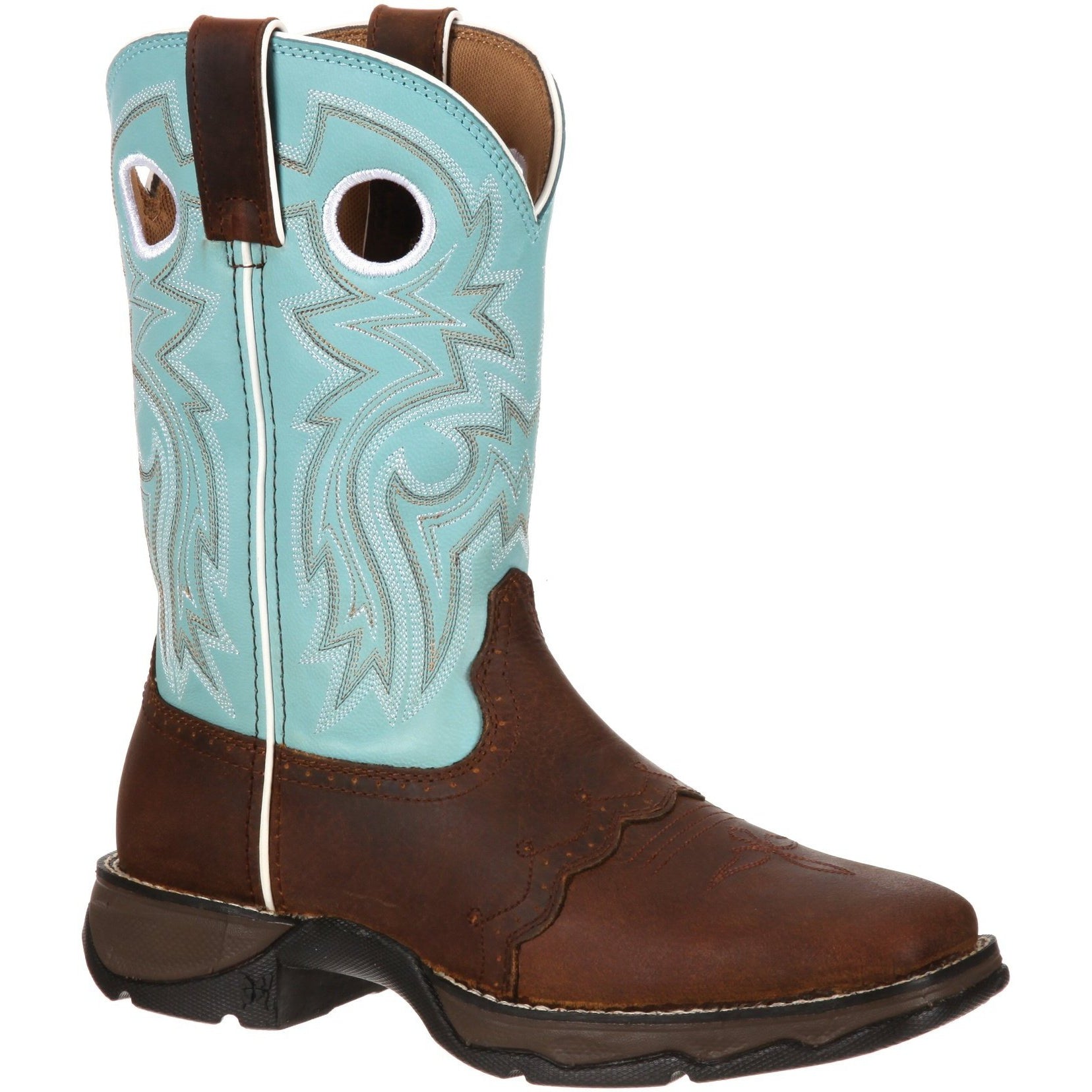 Durango Women's Lady Rebel Square Toe Western Boot - Brown - RD3471 6 / Medium / Brown - Overlook Boots