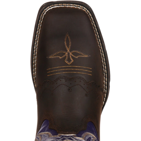 Durango Women's Lady Rebel 10" Square Toe Western Boot- Brown - RD3576  - Overlook Boots