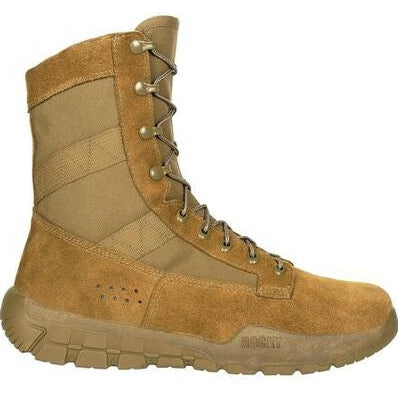 Rocky Men's C4R V2 Tactical Military Boot -Coyote Brown- RKC108 3 / Medium / Wheat - Overlook Boots