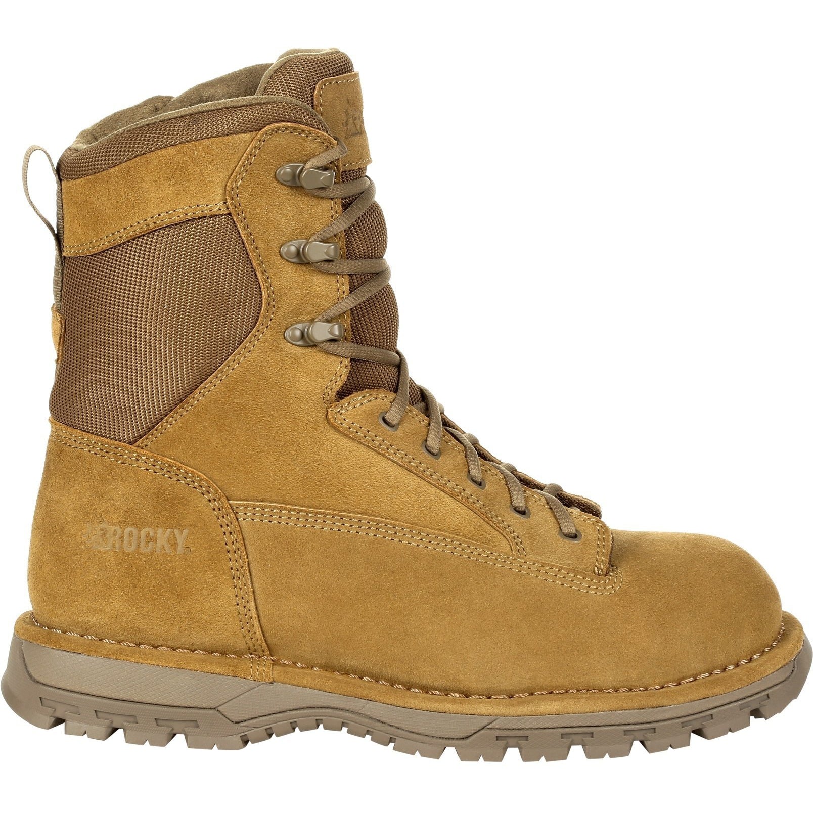 Rocky Men's Portland 8" Comp Toe WP Rubber Public Service Boot- RKD0070  - Overlook Boots