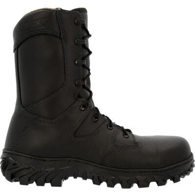 Rocky Men's Code Red 8" Waterproof Rated Composite Toe Fire Boot -Black- RKD0086 7 / Medium / Black - Overlook Boots