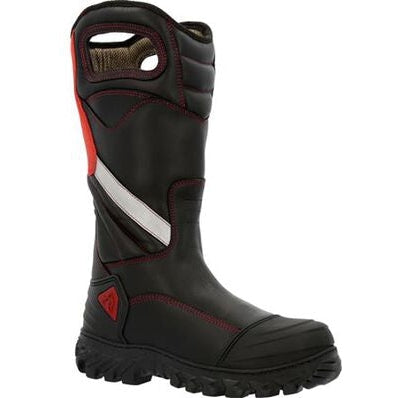 Rocky Men's Code Red Structure 14" WP NFPA Comp Toe Fire Boot -Black- RKD0087  - Overlook Boots