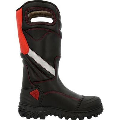 Rocky Women's Code Red Struct 14" WP Comp Toe Fire Boot -Black- RKD0092 5 / Medium / Black - Overlook Boots