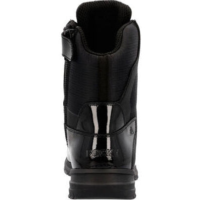 Rocky Men's Cadet 8" Side Zipper Public Service Duty Boot -Black- RKD0103 - Overlook Boots