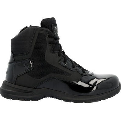 Rocky Men's Cadet 6" Side Zip Public Service Duty Boot -Black- RKD0105 7 / Medium / Black - Overlook Boots