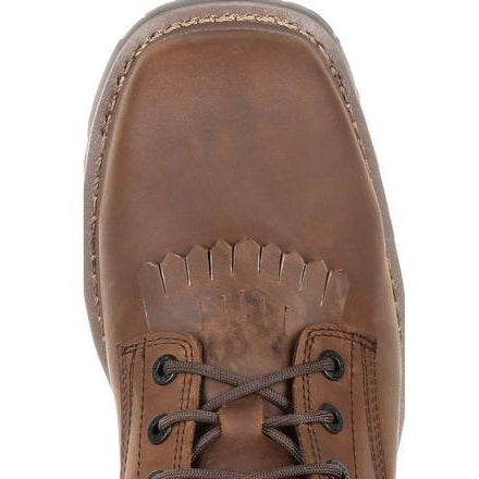 Rocky Men's Square Toe Logger WP Work Boot - Brown - RKK0276  - Overlook Boots
