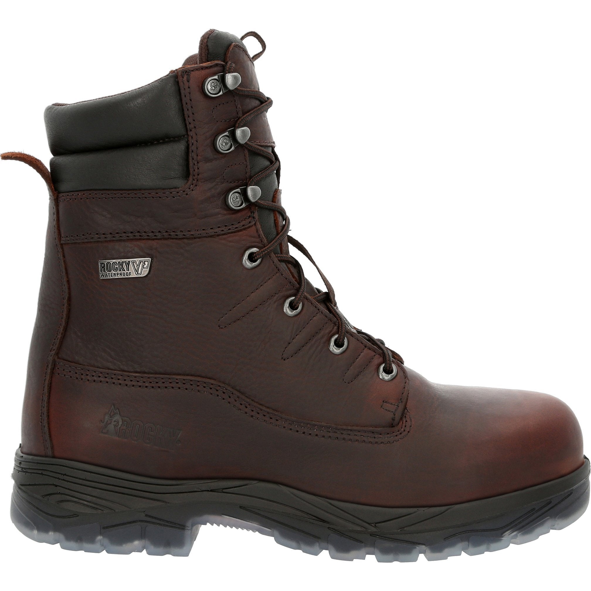 Rocky Men's Forge 8" Soft Toe Waterproof Work Boot - Brown - RKK0359  - Overlook Boots